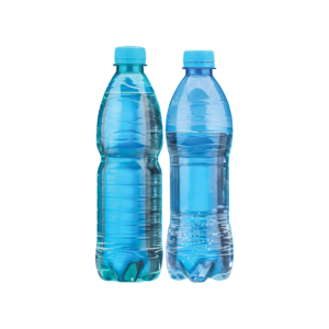 Three bottles of mineral water